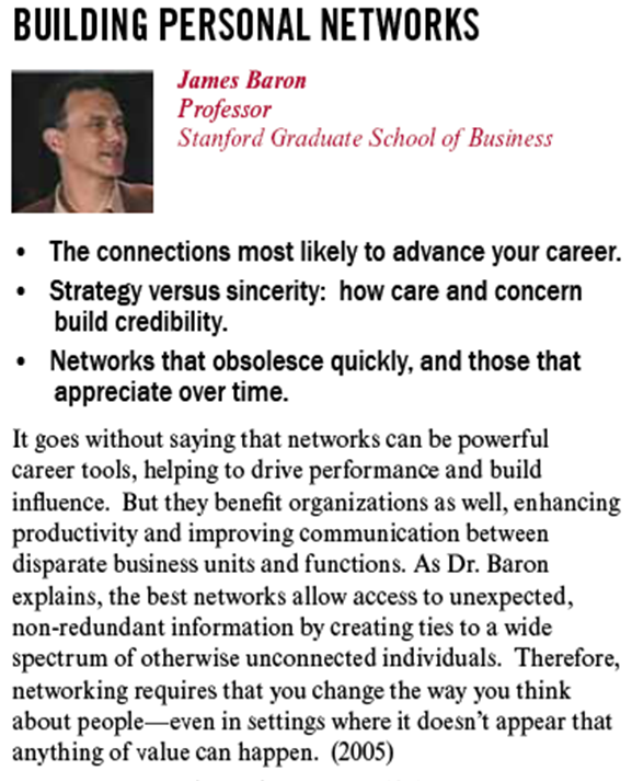 Building Personal Networks